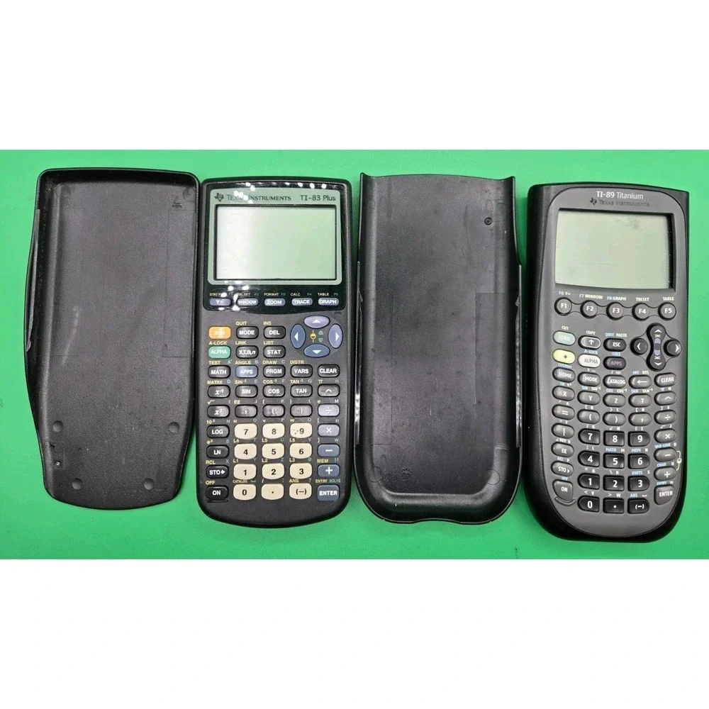 Texas Instruments TI-89 Titanium & TI-83 Plus Graphing Calculator /w Cover PARTS